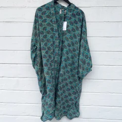 NELLY SKJORTE | TURQUOISE-2