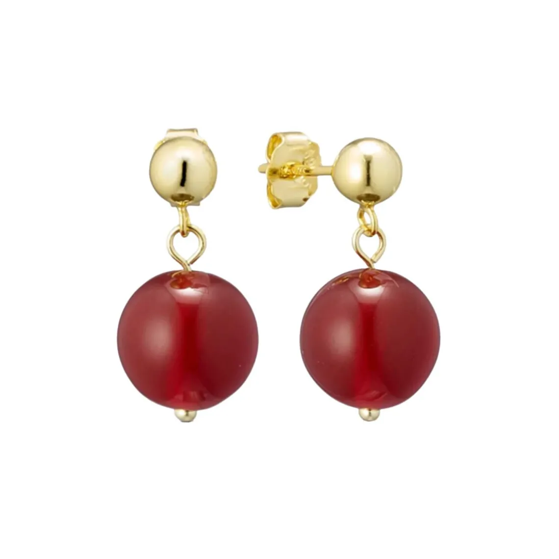 NORA ØRERINGE | RØD JADE