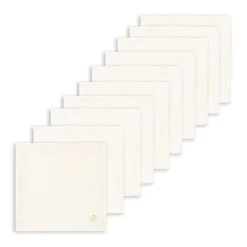 NUVOLI 10-PACK MUSLIN CLOTH | ANTIQUE WHITE