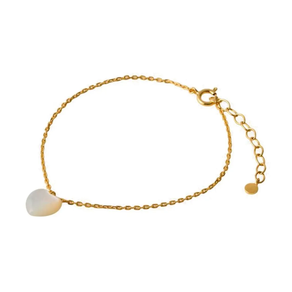 OCEAN HEART ARMBÅND | FORGYLDT