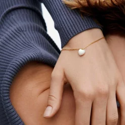 OCEAN HEART ARMBÅND | FORGYLDT