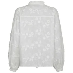 ODA DECO EMB SHIRT | WHITE