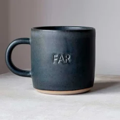 ODA KOP M/NAVN I STENTØJ 8X8 CM | FAR/BLÅ