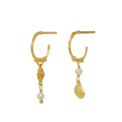 OPHELIA ØRERINGE | FORGYLDT