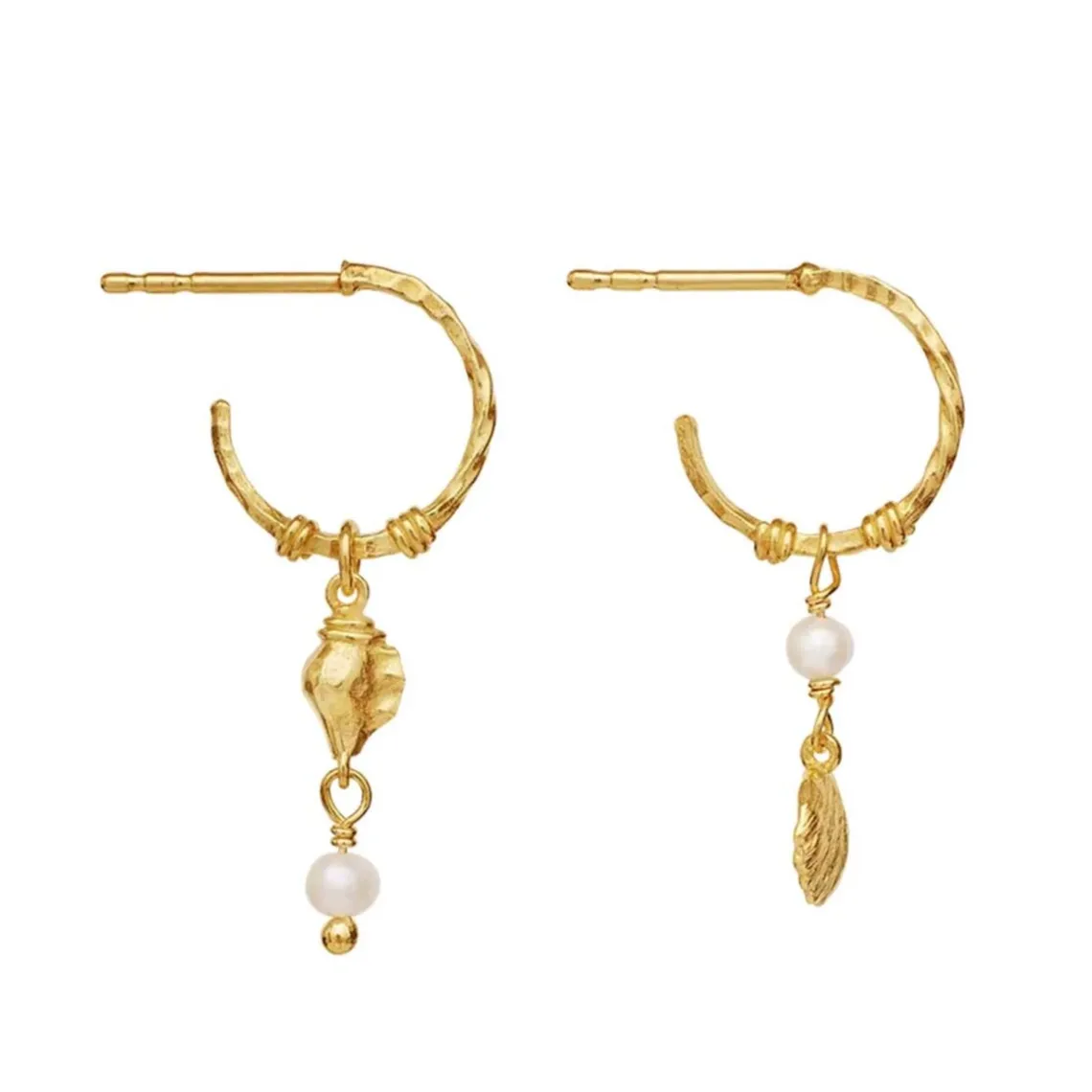 OPHELIA ØRERINGE | FORGYLDT