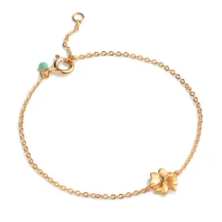 ORGANIC CLOVER ARMBÅND | FORGYLDT