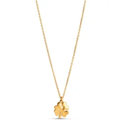 ORGANIC CLOVER HALSKÆDE | FORGYLDT