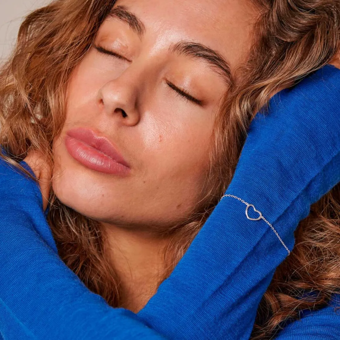 ORGANIC HEART ARMBÅND | SØLV