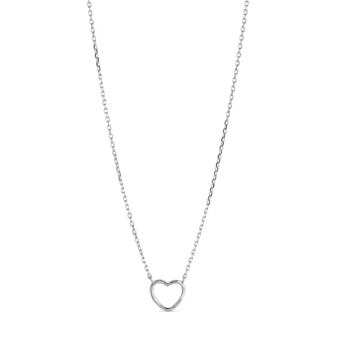 ORGANIC HEART HALSKÆDE | SØLV