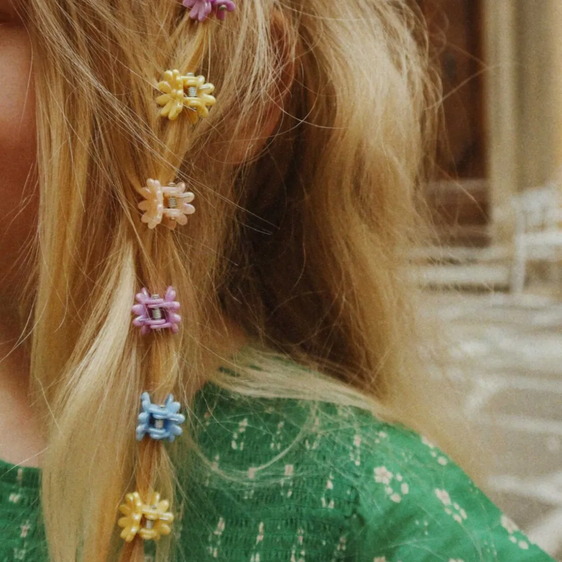 10-PACK MINI FLOWER HAIR CLAWS | MULTI