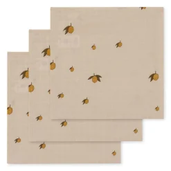 3-PACK MUSLIN CLOTH | LEMON