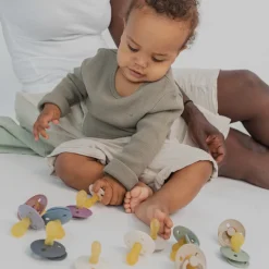 2-PAK COLOUR SUT - RUND - STR. 1 | DUSTY PINK/CORAL