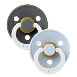 2-PAK GLOW - RUND - STR. 2 | IRON/BABY BLUE