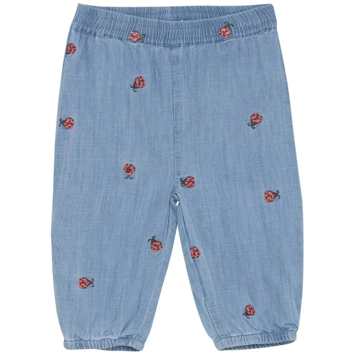 PANTD EMB. CHAMBRAY | FADED DENIM