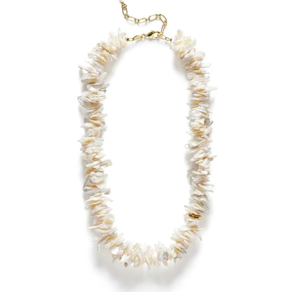 PEARL POWER HALSKÆDE | FORGYLDT