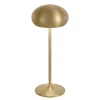 PEBBLE GENOPLADELIG BORDLAMPE | GOLD BRUSHED