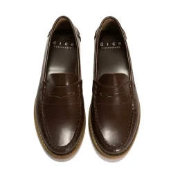 PENNY LOAFER IN POLIDO LEATHER | BROWN