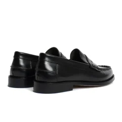 PENNY LOAFER IN POLIDO LEATHER | BLACK