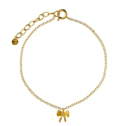 PETIT BOW M/STEN ARMBÅND | FORGYLDT