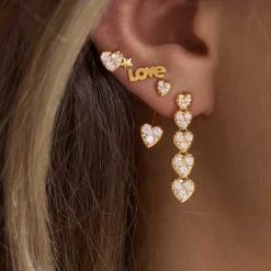 PETIT J'ADORE EARRING | FORGYLDT