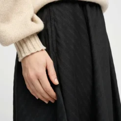 PIN TWILL SKIRT | MOONLESS NIGHT