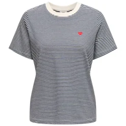 PISA S/S PRINT T-SHIRT | CLOUD DANCER/SKY CAPTAIN