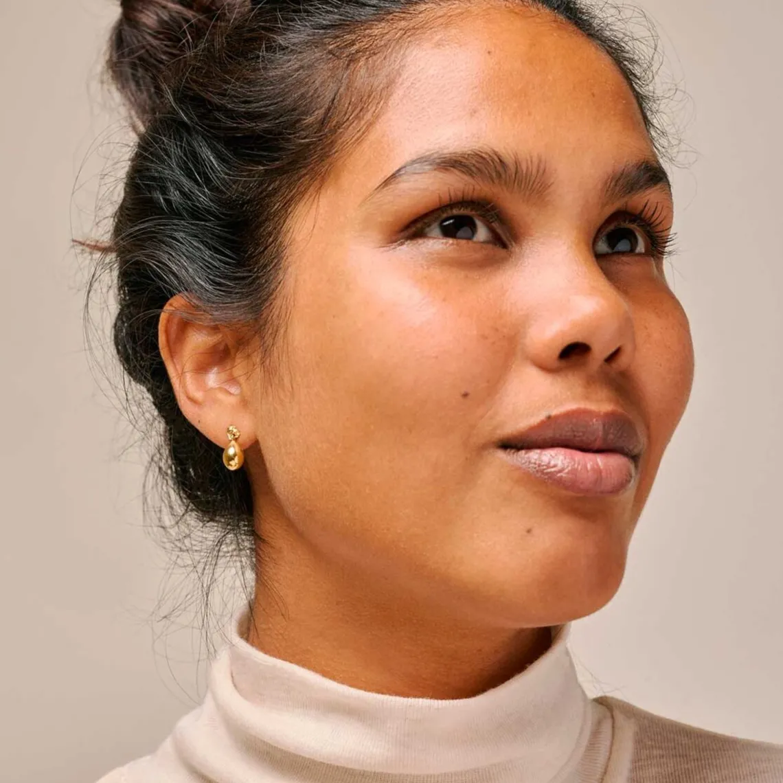 POE ØRERINGE | FORGYLDT