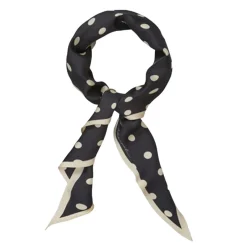 POLKA TRIANGLE SIA SCARF | BLACK