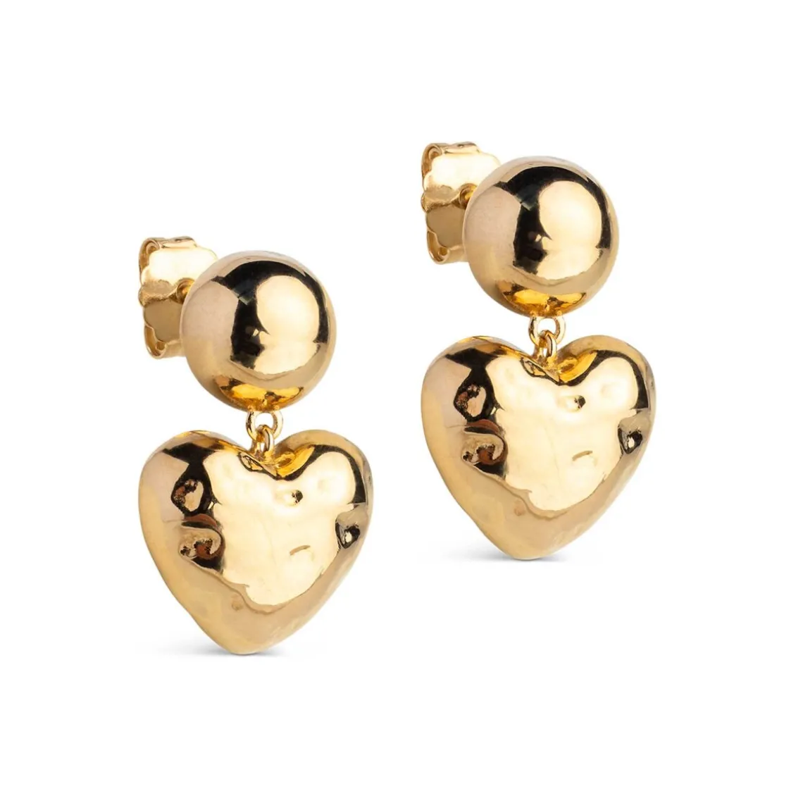 POMA HEART EARRINGS | FORGYLDT