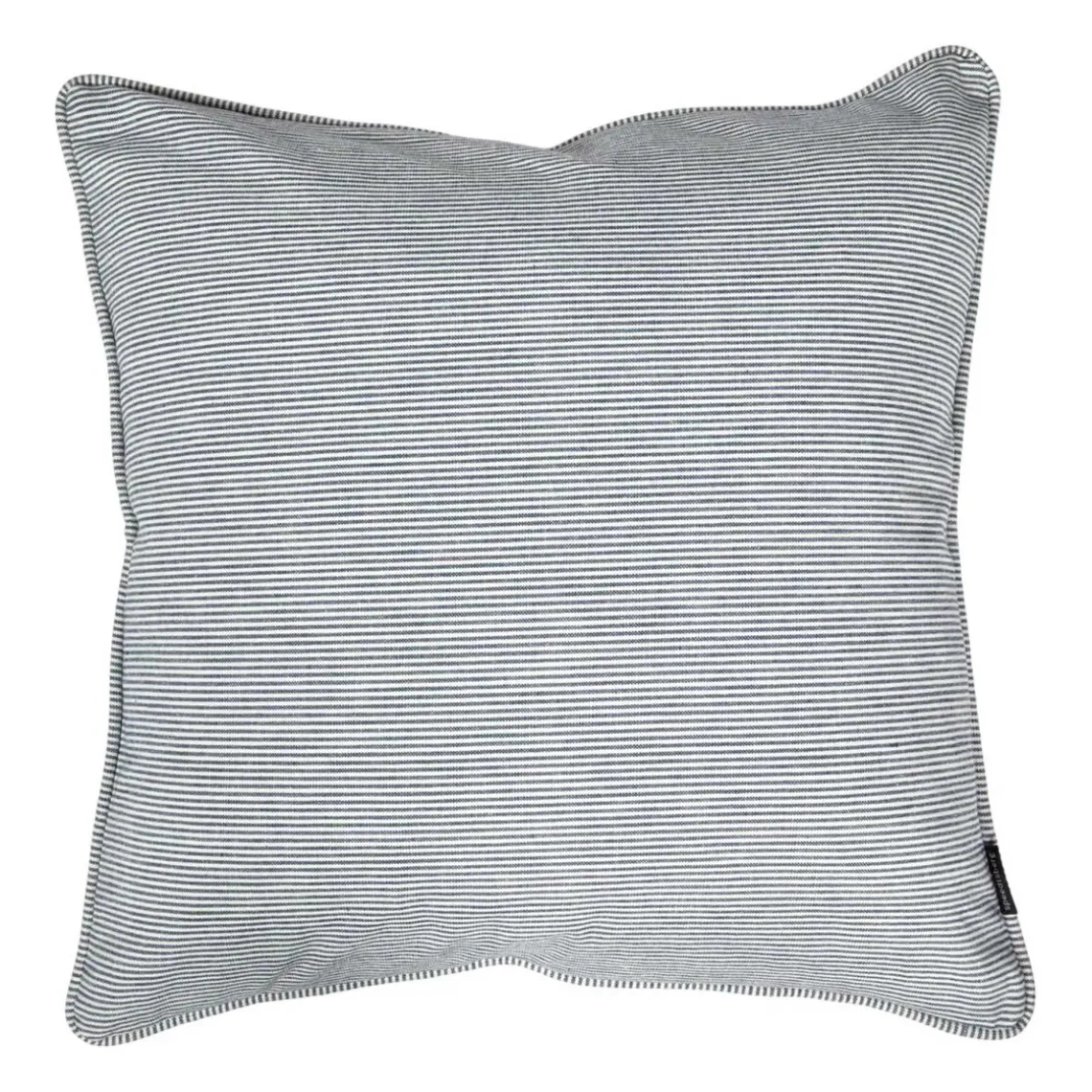 PUDE BOMULD 50x50 CM | DARK BLUE/WHITE