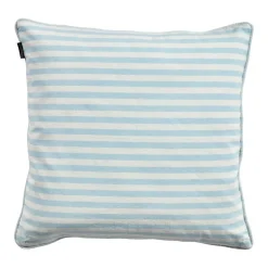PUDE BOMULD 50x50 CM | LIGHT BLUE/WHITE