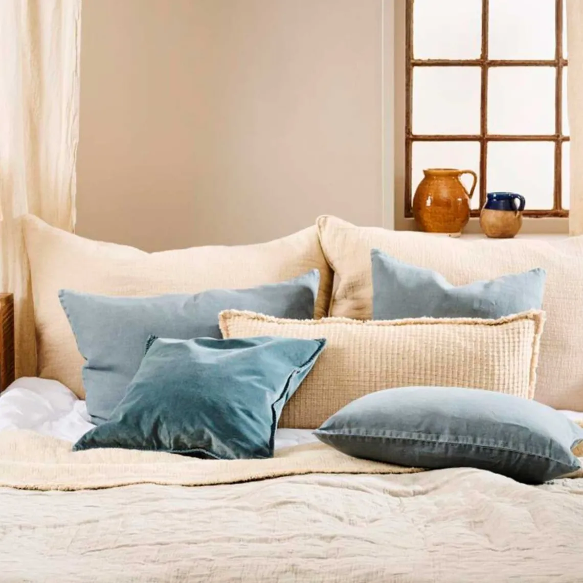 PUDE INKL. FYLD | CHALK BLUE