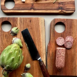 RAW SKÆREBRÆT I OLIERET ACACIETRÆ 20X40 CM