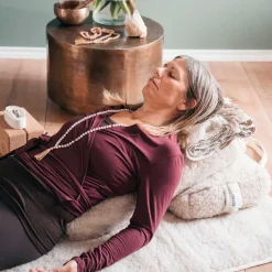 RELEASE WOOL RECTANGULAR BOLSTER | SAND