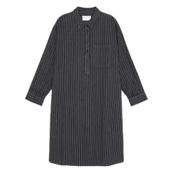 RELIEVE STRIBET SKJORTEKJOLE | MOONLESS/TAUPE