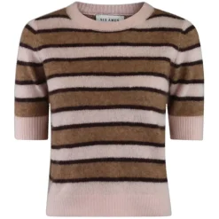 ROCCA STRIPE SWEATER | DUSTY BLUSH STRIPE