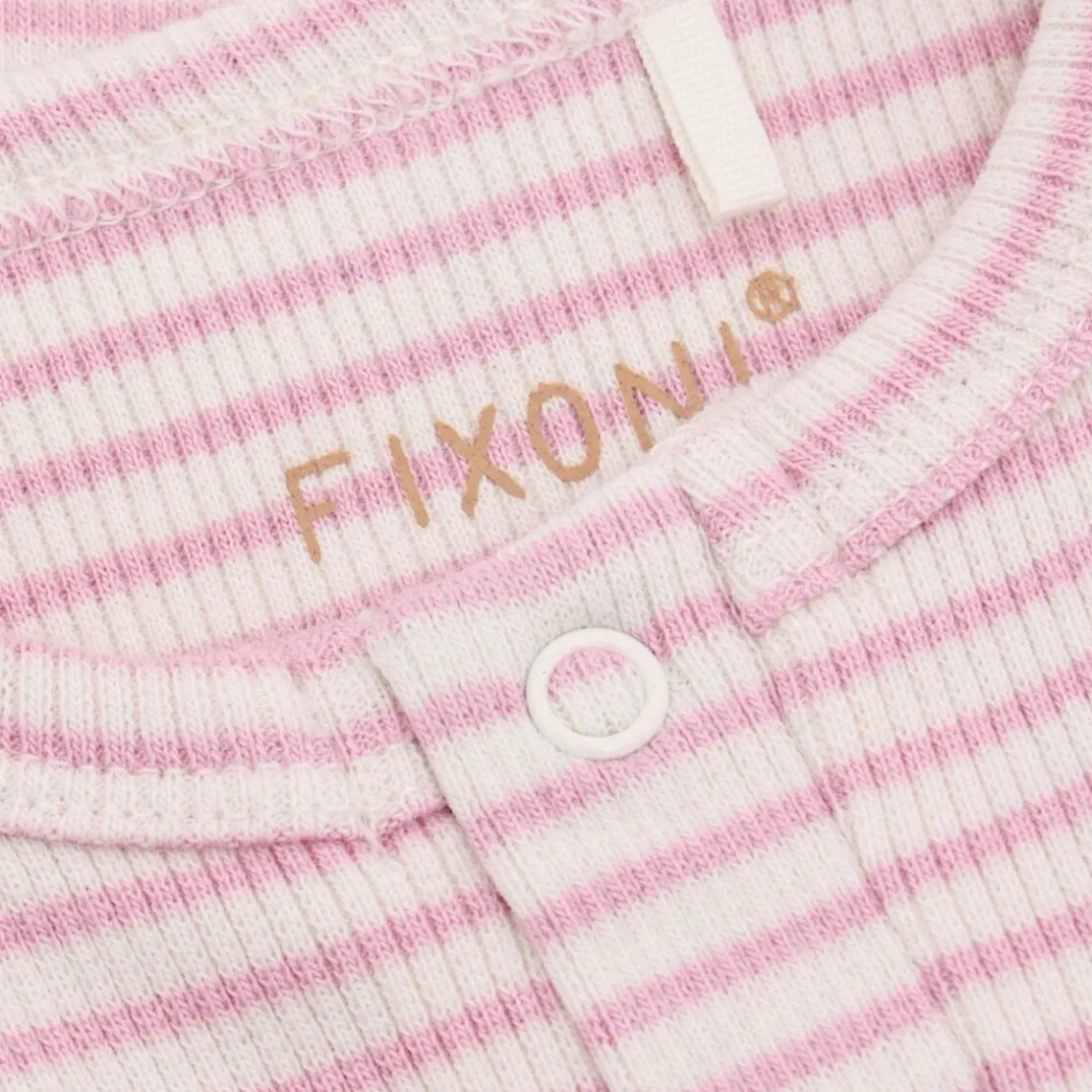 ROMPER LS RIB | BLEACHED MAUVE