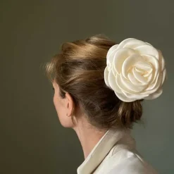 ROSA HÅRKLEMME - STOR | BEIGE