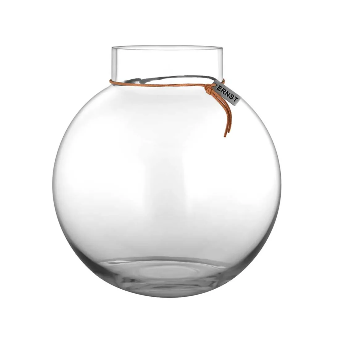 RUND GLASVASE 21X22 CM