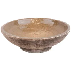 RUSTIC BOWL D30 CM | OLIVE GREEN