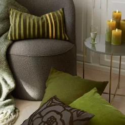 RUSTIC CANDLE 10X25 - 160 TIMER | FERN GREEN