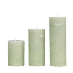 RUSTIC CANDLE 7X20 - 75 TIMER | SEAGRASS