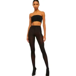 SATIN OPAQUE 50 TIGHTS | BLACK