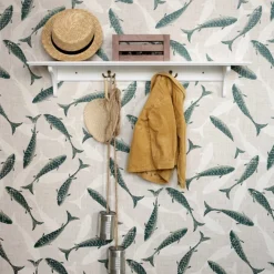 SEASIDE HYLDE MED KROGE 20X90 CM | HVID