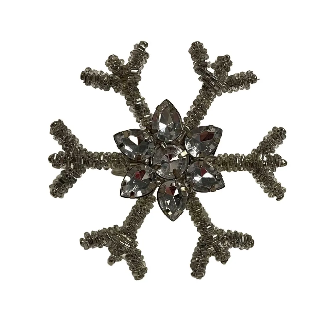 SERVIETRING SNOWFLAKE | SØLV