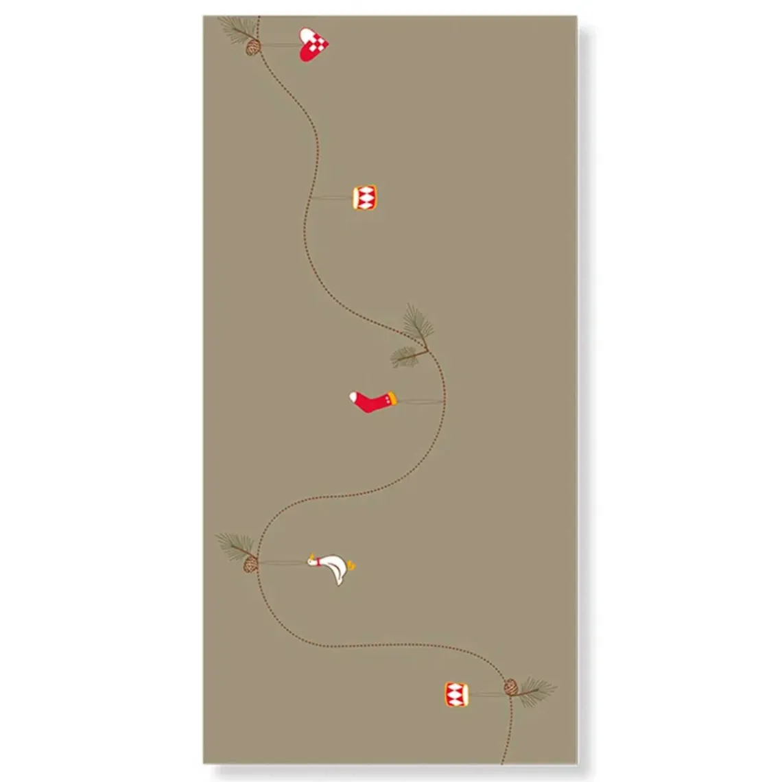 SERVIETTER 16 STK GREEN/MIX