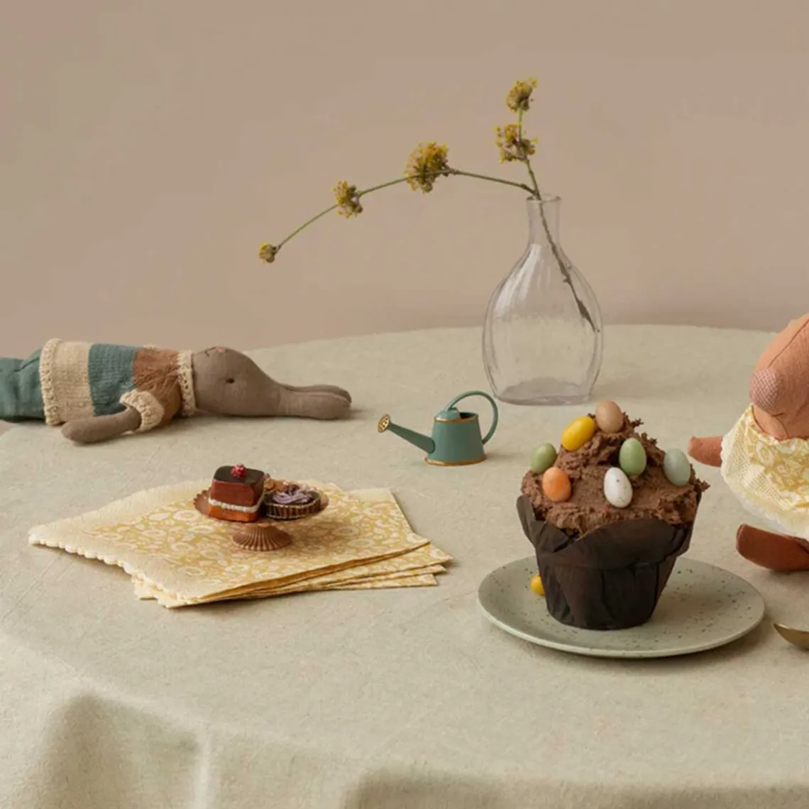 SERVIETTER BLOMSTER - 20 STK. | GUL