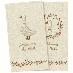 SERVIETTER M/GÅS LARGE 19,5X11 CM - 20 STK.