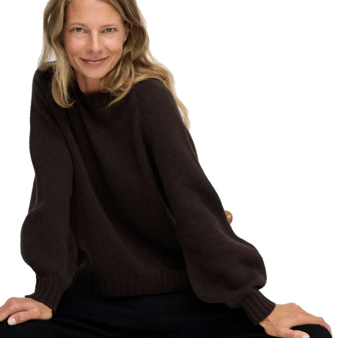 SIENNA KNIT WOOL | CHOCOLATE