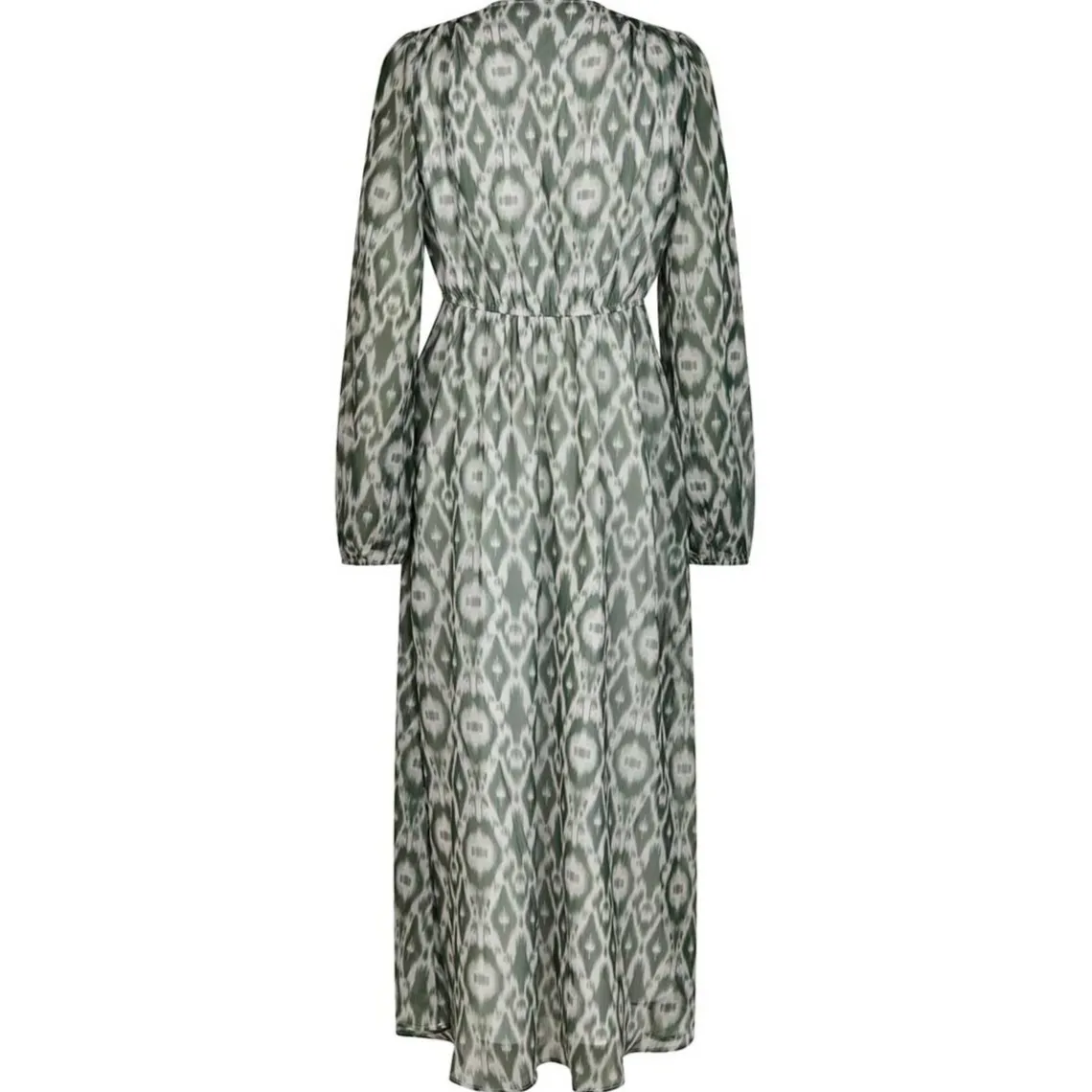 SILFI GRAPHIC FADE DRESS | DUSTY GREEN